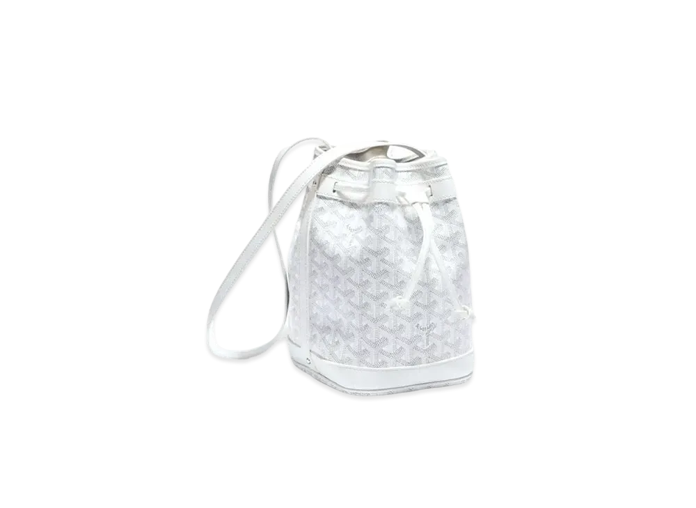 Goyard Petit Flot Bucket Bag "White"