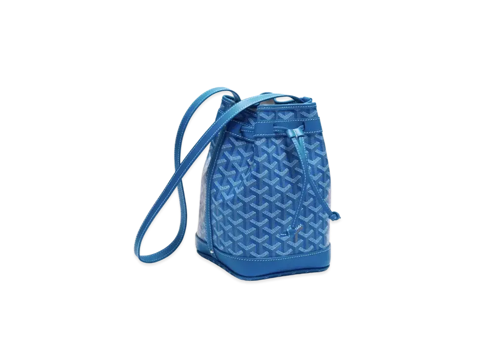 Goyard Petit Flot Bucket Bag "Blue"
