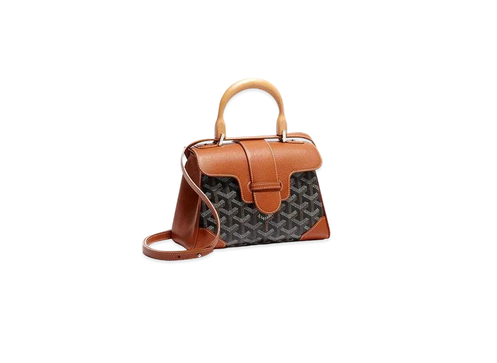Goyard Saigon Souple Mini Bag "Black/Brown"