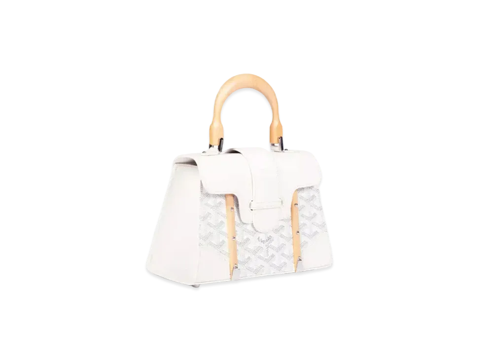 Goyard Saigon Structure Mini Bag "White"