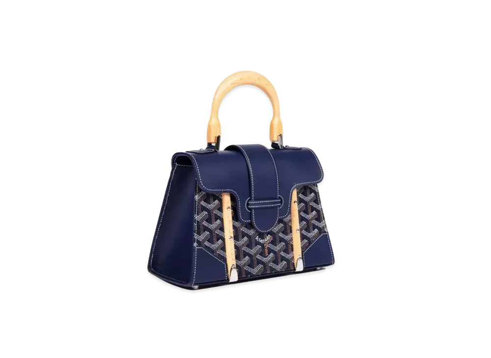 Goyard Saigon Structure Mini Bag "Navy"
