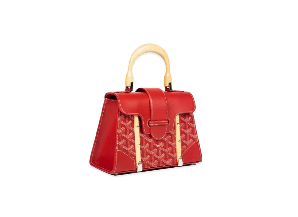 Goyard Saigon Structure Mini Bag "Red"