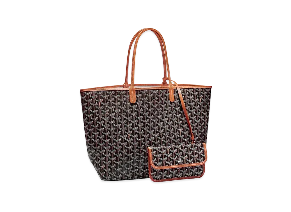 Goyard Saint Louis PM Bag "Black/Brown"