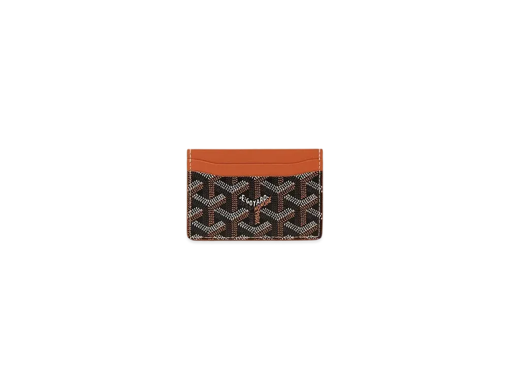Goyard Saint-Sulpice Card Wallet "Black/Brown"