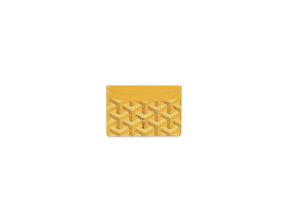 Goyard Saint-Sulpice Card Wallet "Yellow"