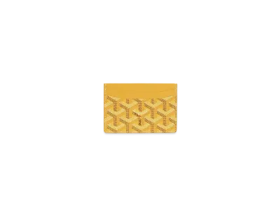 Goyard Saint-Sulpice Card Wallet "Yellow"