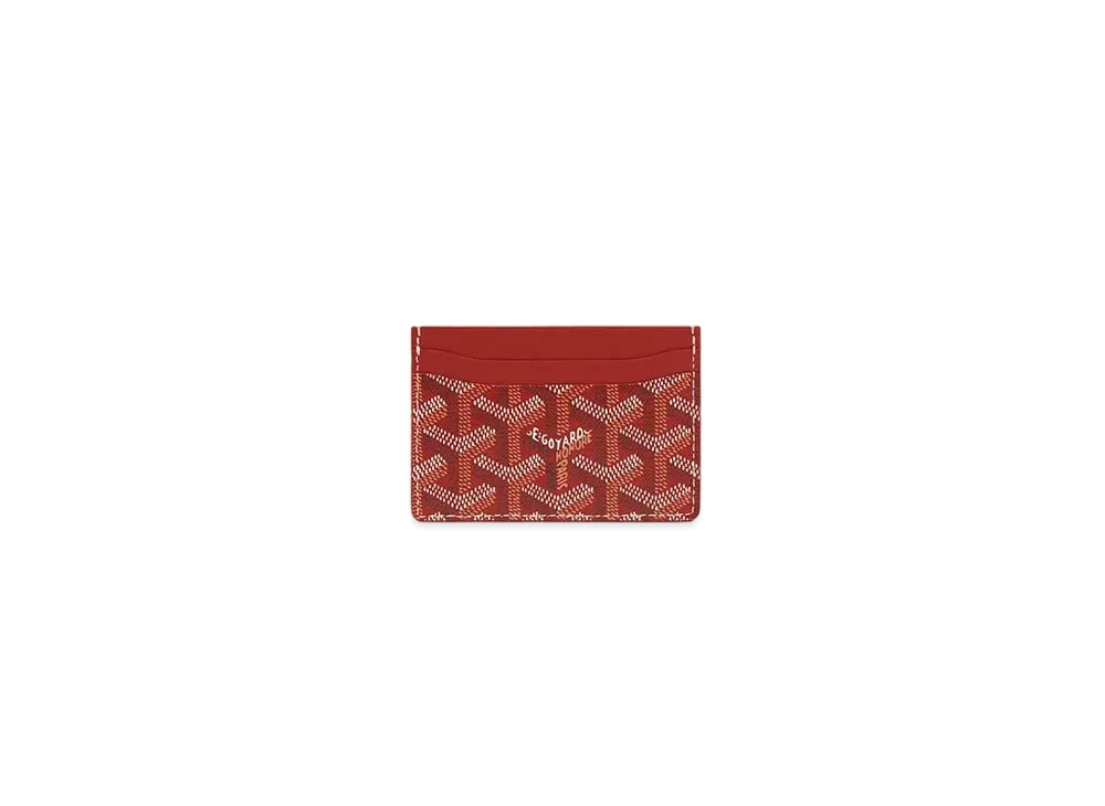 Goyard Saint-Sulpice Card Wallet "Red"