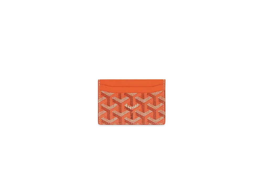 Goyard Saint-Sulpice Card Wallet "Orange"