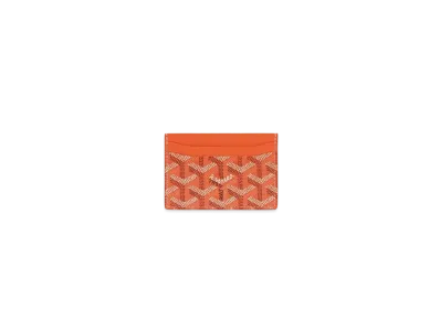 Goyard Saint-Sulpice Card Wallet "Orange"