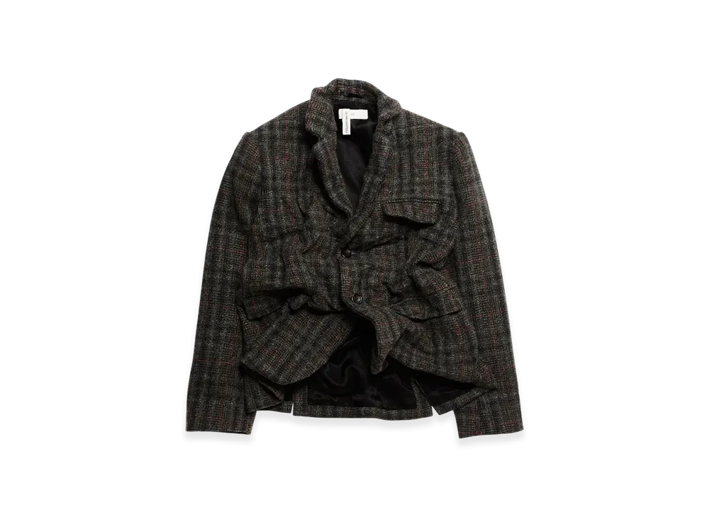 H&M x Glenn Martens Wool-Blend Blazer "Dark Brown"