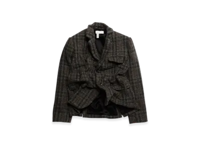 H&M x Glenn Martens Wool-Blend Blazer "Dark Brown"