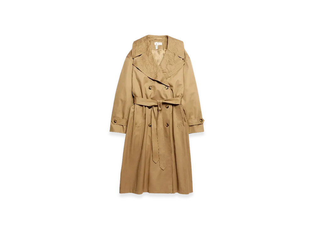 H&M x Glenn Martens Trench Coat "Beige"