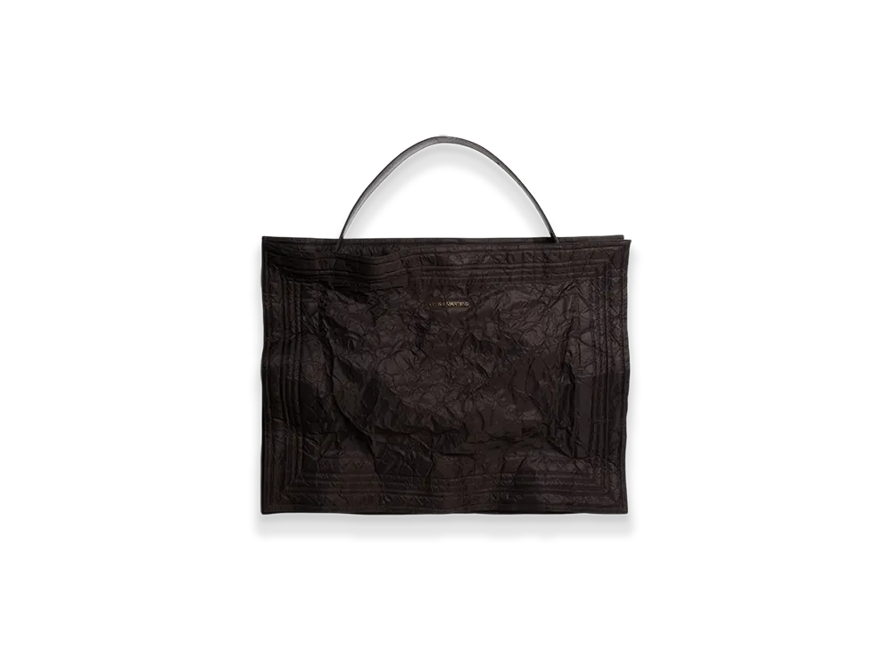 H&M x Glenn Martens Oversized Tote Bag "Dark Brown"