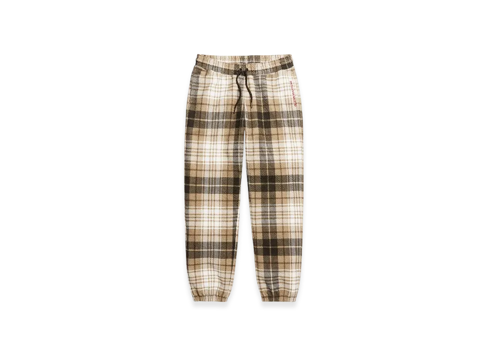 H&M x Glenn Martens Check Sweatpants "Beige"