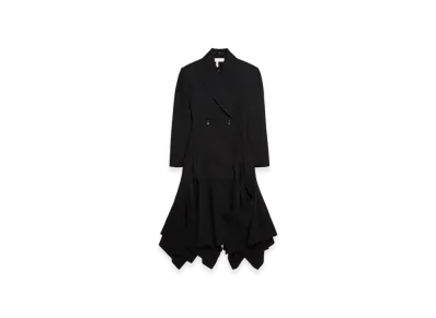 H&M x Glenn Martens Wool Blend Coat "Black"