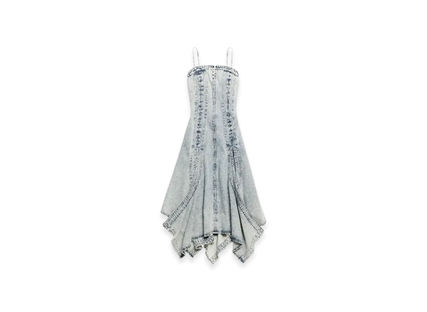 H&M x Glenn Martens Denim Dress "Light Denim Blue" | SNKRDUNK H&M x Glenn Martens Denim Dress "Light Denim Blue" | SNKRDUNK
