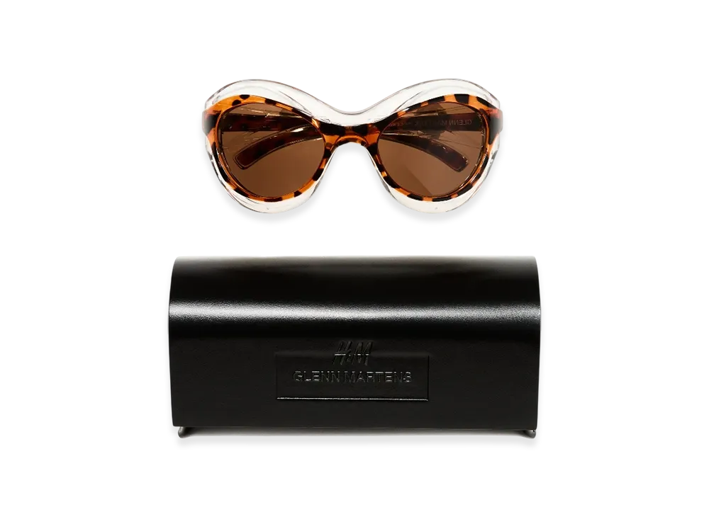 H&M x Glenn Martens Polarized Sunglasses "Dark Brown"