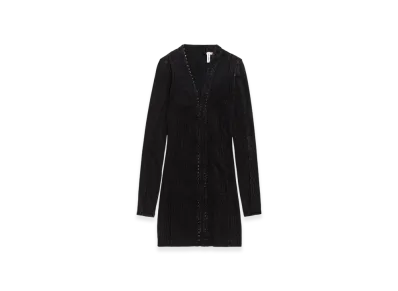 H&M x Glenn Martens Ribbed Mini Dress "Pink"