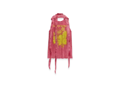 H&M x Glenn Martens Tie Detail Mini Dress "Red"