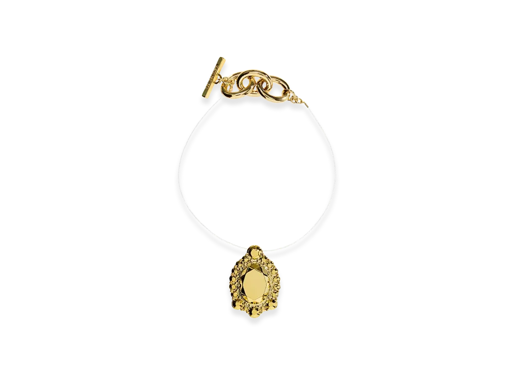 H&M x Glenn Martens Wire Pendant Necklace "Gold"