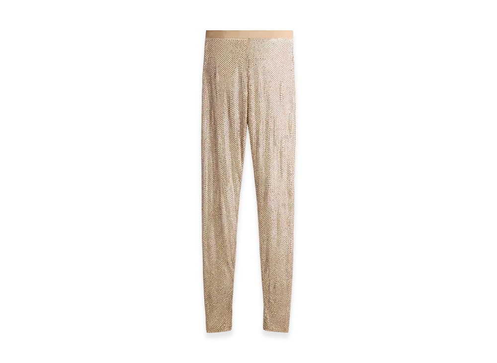 H&M x Stella McCartney Women's Embellished Lace Leggings "Beige"