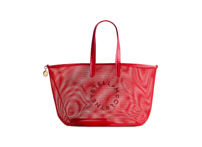 H&M x Stella McCartney Women's Large Mesh Tote Bag "Red"