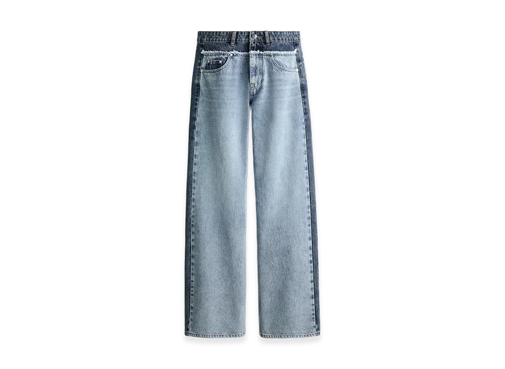 H&M x Stella McCartney Women's Two-Tone Straight Leg Denim 