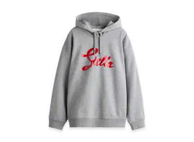 H&M x Stella McCartney Women's Printed Cotton Hoodie "Gray Melange"