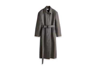 H&M x Stella McCartney Women's Wool Car Coat "Dark Gray"