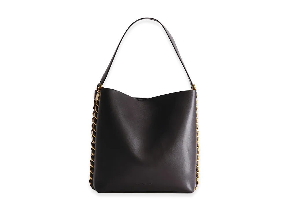 H&M x Stella McCartney Women's Chain Detail Shoulder Bag "Dark Brown"