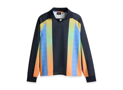 H&M x LOTTO Loose Fit Soccer Shirt "Bright Yellow/Navy Blue"