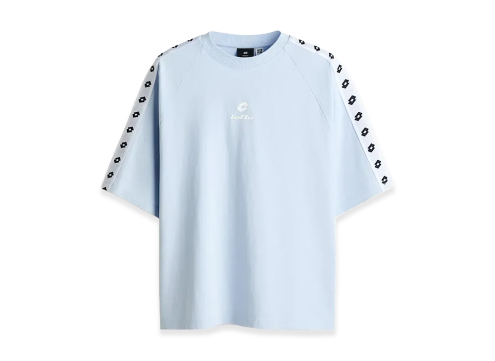 H&M x LOTTO Oversized Fit Cotton T-Shirt "Light Blue"