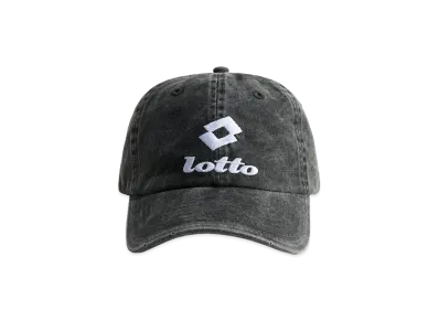 H&M x LOTTO Embroidered Design Cotton Twill Cap "Black"