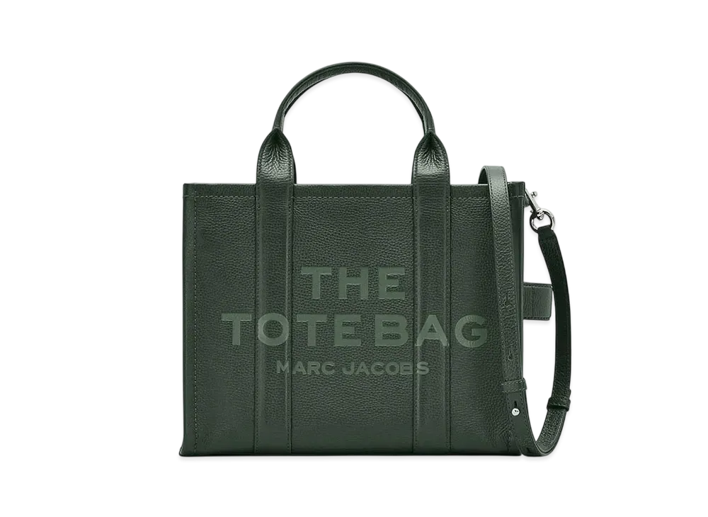 Marc Jacobs The Leather Medium Tote Bag "Ivy"