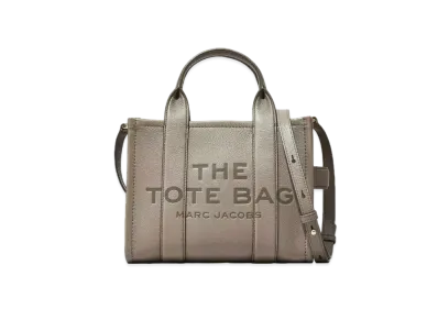 Marc Jacobs The Leather Medium Tote Bag "Cement"