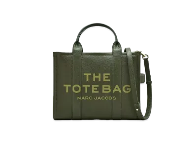 Marc Jacobs The Leather Medium Tote Bag "Forest"