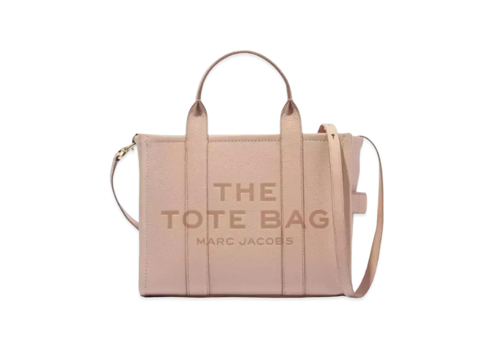 Marc Jacobs The Leather Medium Tote Bag "Rose Dust"