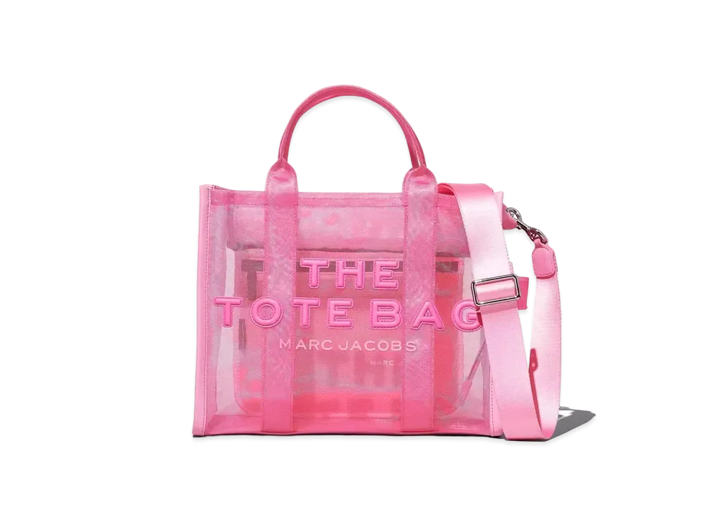 Marc Jacobs The Mesh Medium Tote Bag "Candy Pink"