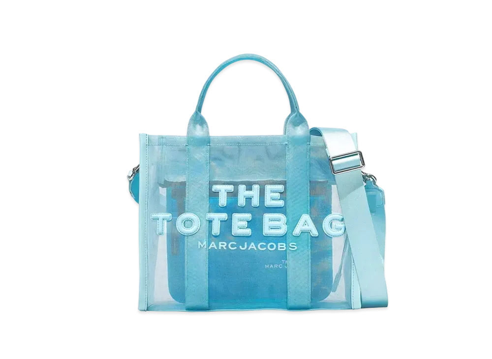 Marc Jacobs The Mesh Medium Tote Bag "Petal Blue"