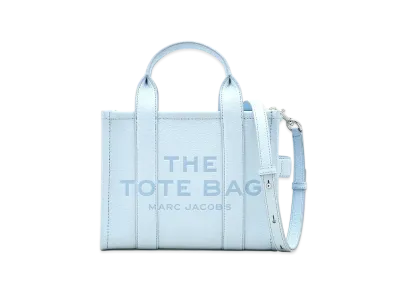 Marc Jacobs The Leather Tote Bag Small "Cloud Blue"