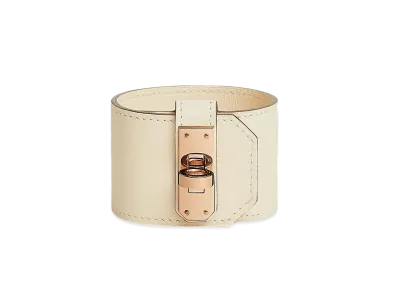 Hermes Kelly Twist Bracelet Large Model "Nata/Pink Gold"