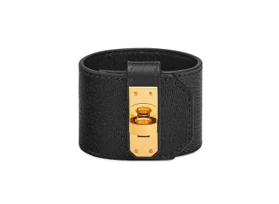 Hermes Kelly Twist Bracelet Large Model "Noir/Gold"