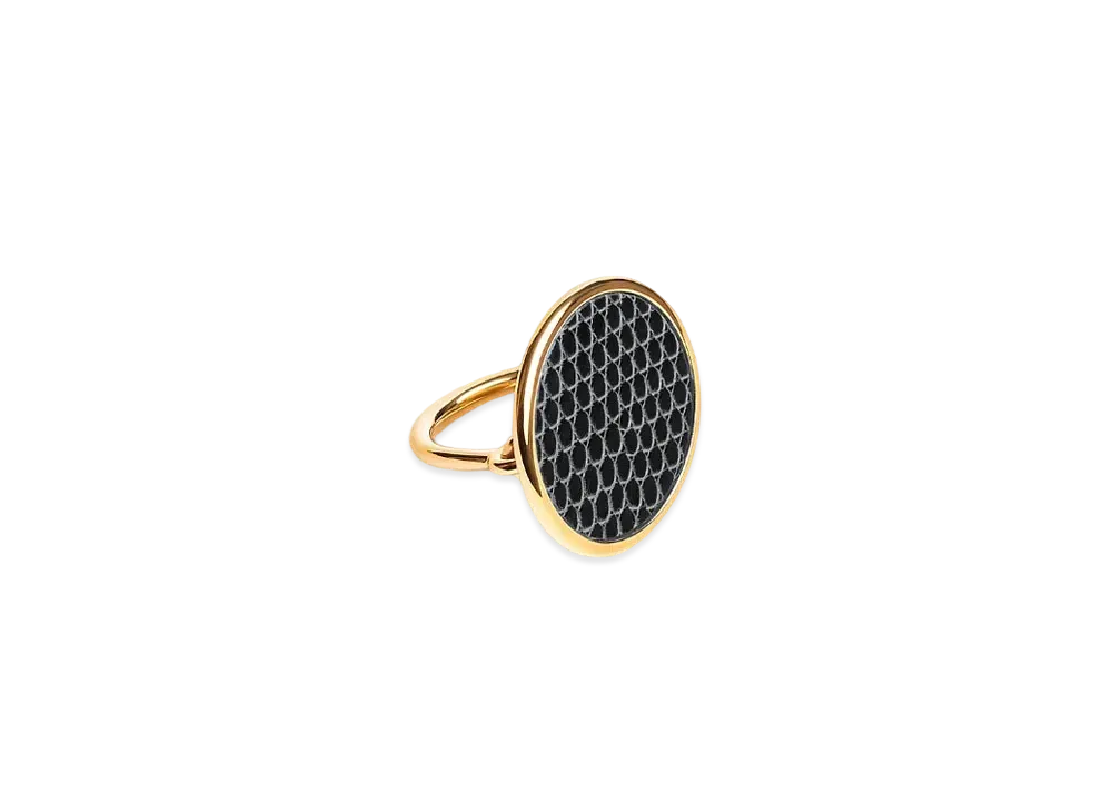 Hermes Heritage Equestre Ring Large Model "Noir/Gold"