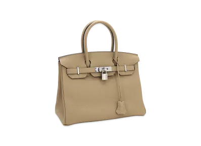Hermes Women's Birkin 30cm Togo Handbag "Poussiere"
