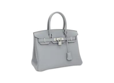 Hermes Women's Birkin 30cm Togo Handbag "Gris Pantin"