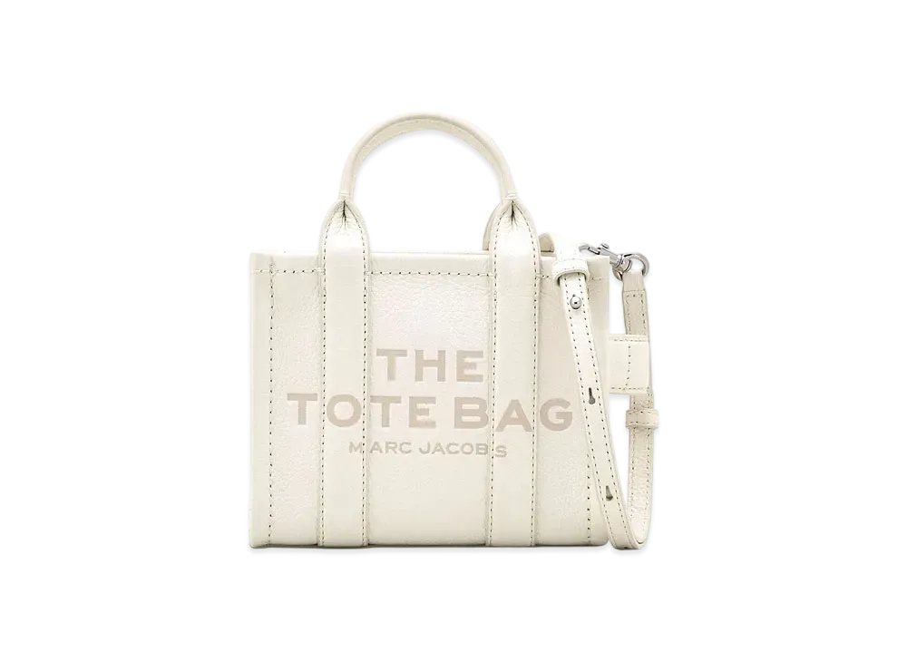 Marc Jacobs The Crossbody Tote Bag Mini "Cotton/Silver"