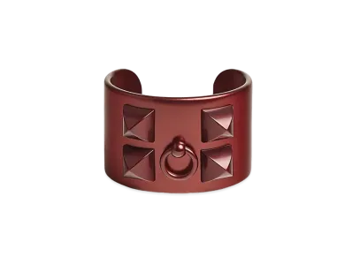 Hermes Collier de Chien Bracelet "Rouge Sellier/Lumiere"