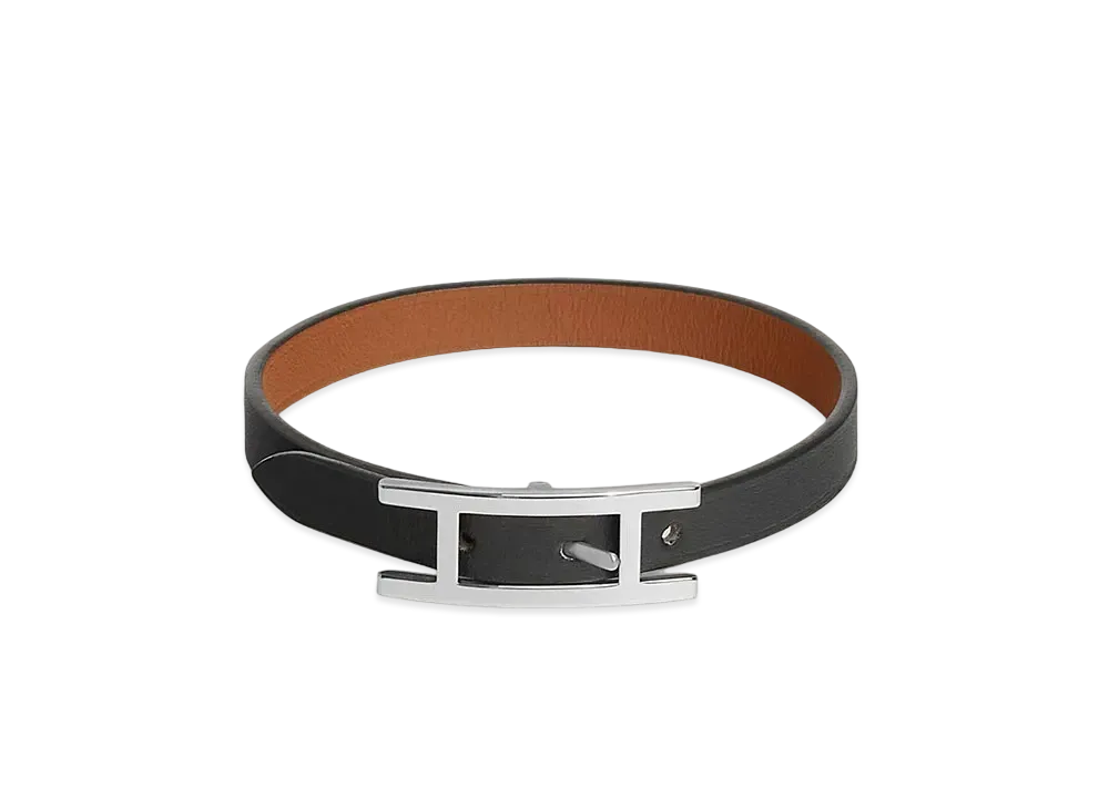 Hermes Behapi Bracelet "Noir/Forve/Palladium"