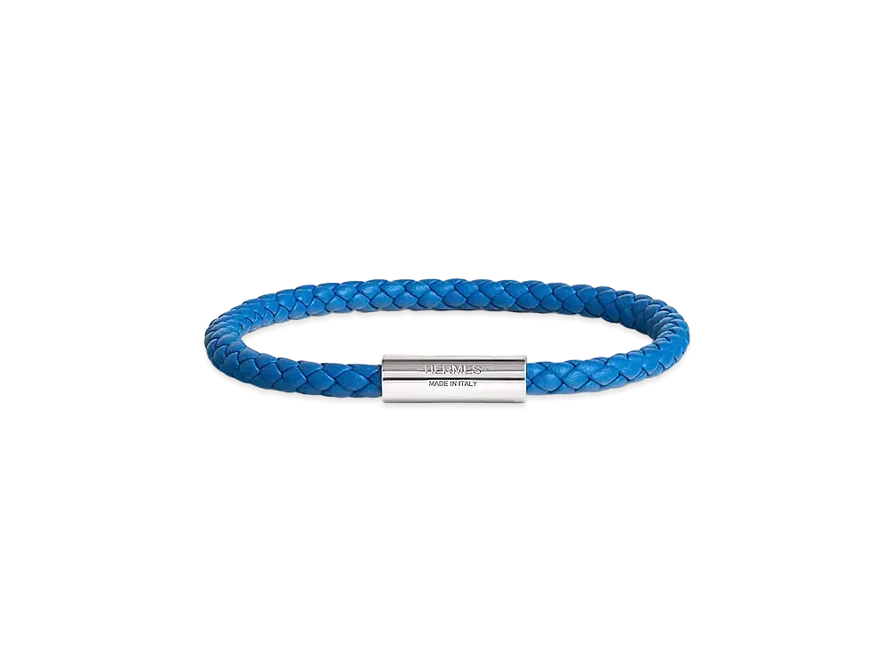 Hermes Goliath Bracelet "Bleu De France/Palladium"