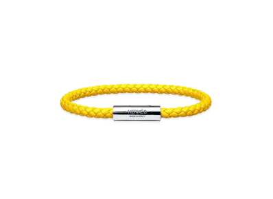 Hermes Goliath Bracelet "Jaune de Naples Mat/Palladium"